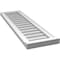 Ekena Millwork Vertical Surface Mount PVC Gable Vent w/ 2"W x 2"H , Brickmould Sill Frame, 12"W x 42"H GVPVE12X4203SN - alternate 5